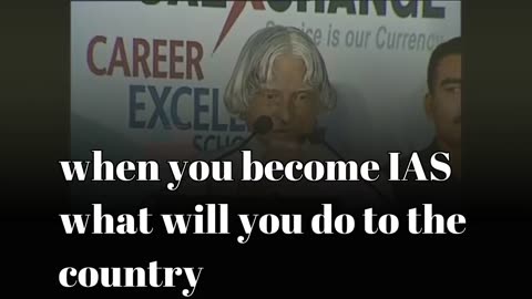 INDIAN SPEECH OF DR. A.P.J. Abdul Kalam