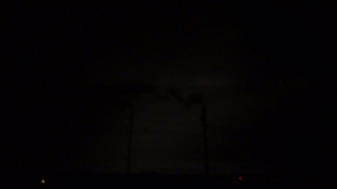 Time lapse of desert storm