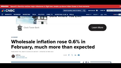 PPI comes in HOT, 2-10-year bond melt-up, Inflation rises, fuel rises, Fed may have to raise rates!