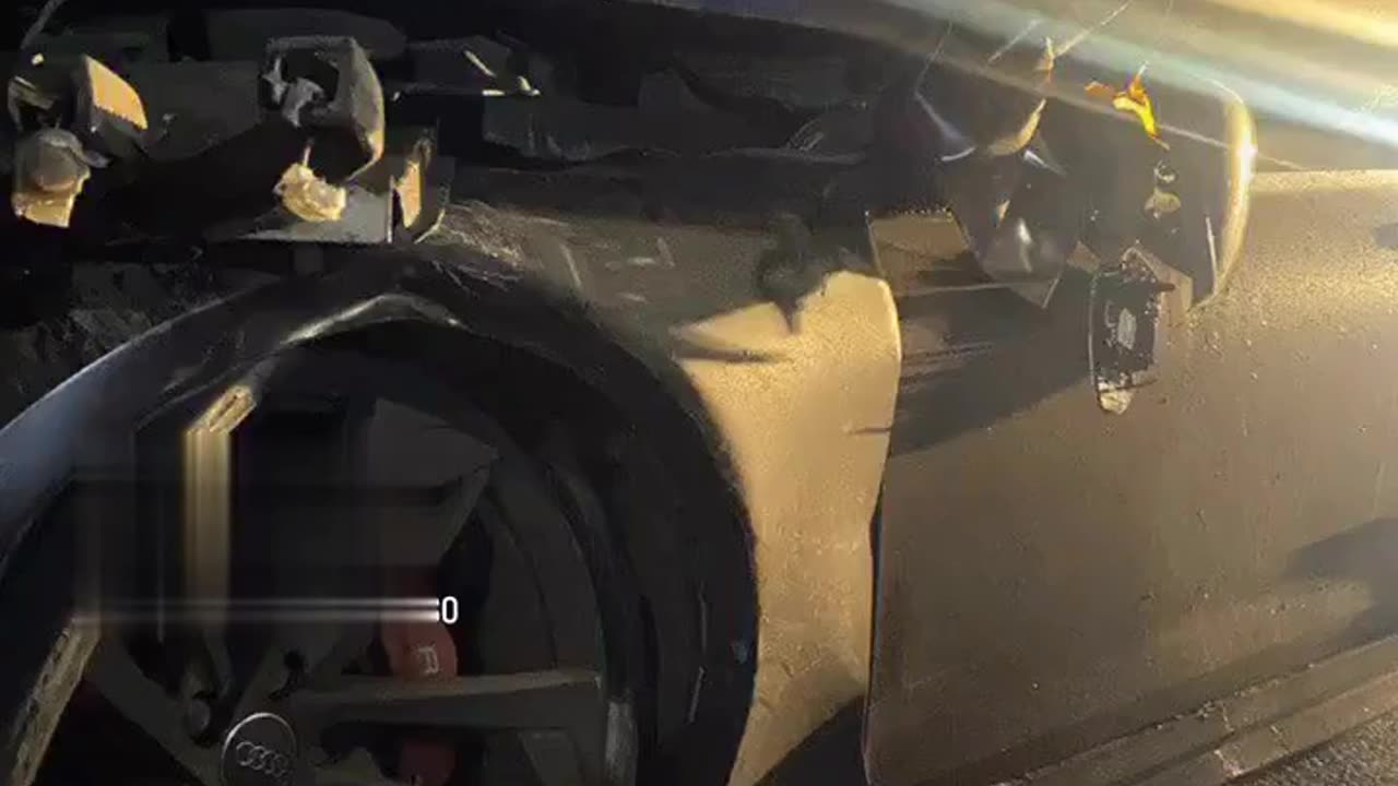 Audi Crashes Into Back of Semi Truck After Hitting 186 MPH (300 km/h)