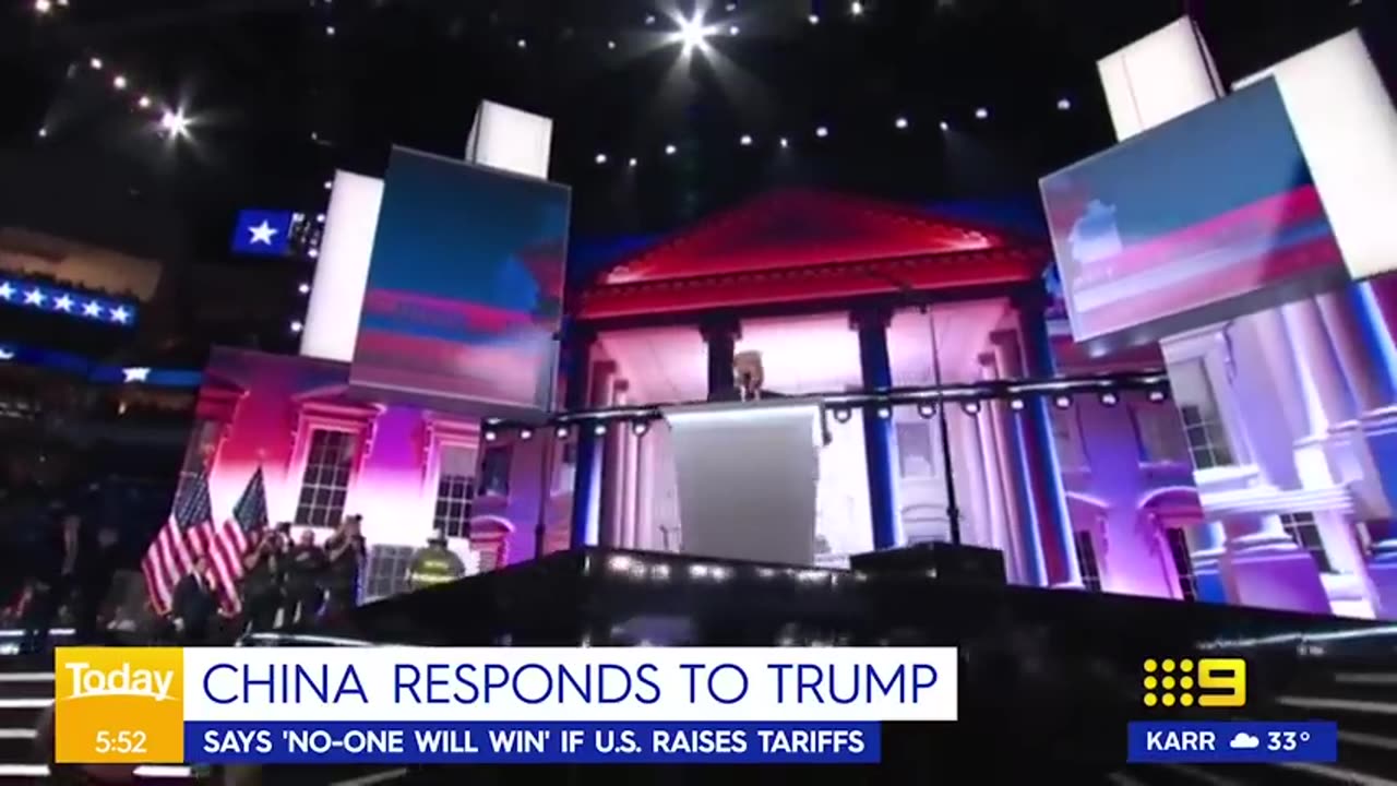 What was China’s response to Donald Trump's threats? | 9 News Australia