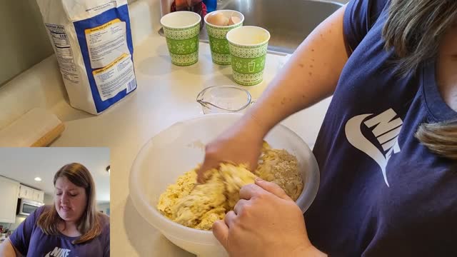 Home made egg noodles