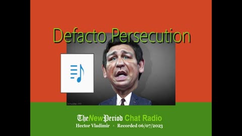 Defacto persecution - part 1