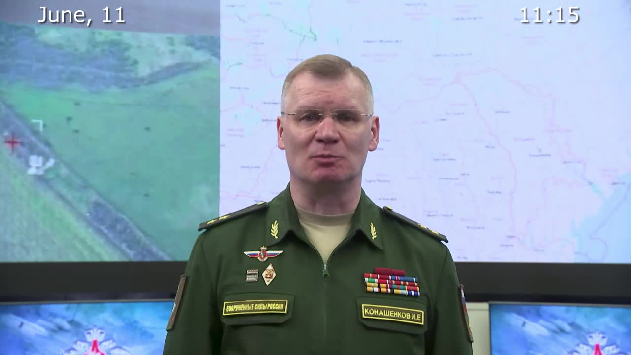 Briefing by Russian Defence Ministry, (June 11, 2022)