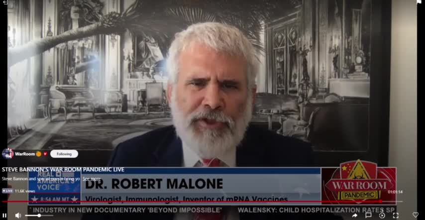 Robert Malone Warns About New “Ebola-Like Hemorrhagic Fever” from China