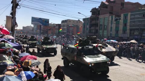 Bolivia military parade - Part 1