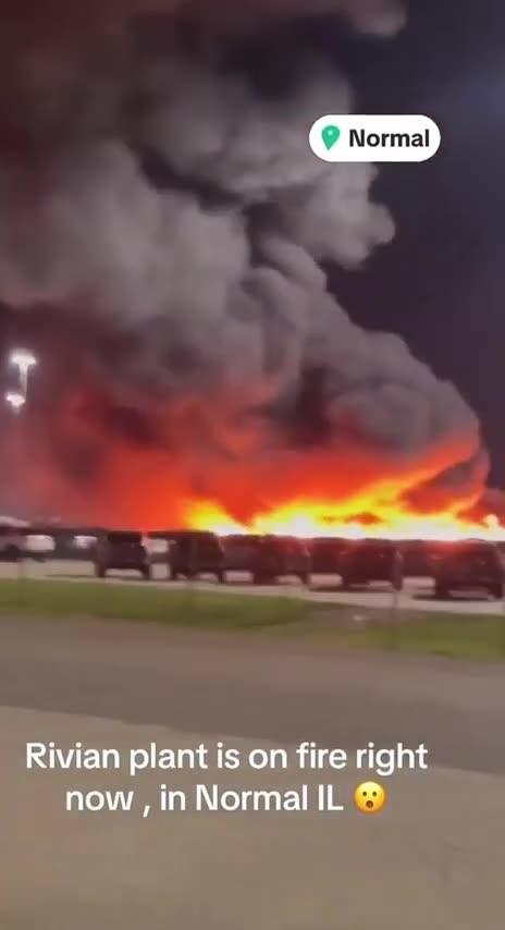 A Rivian autógyár több tucat elektromos autója robbant fel az illinoisi gyártóüzemben