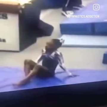 Simone Biles es sus "primeros días" como gimnasta