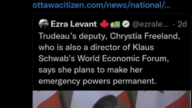 Canada's Deputy Prime Minister & Minister of Finance, Chrystia Freeland