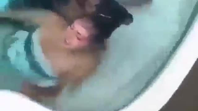 He thought she was drowning