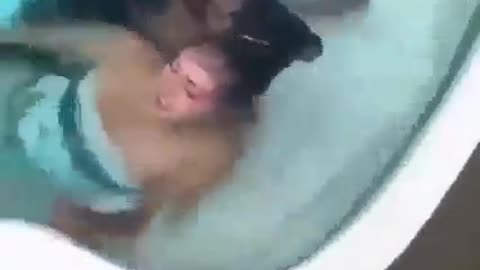 He thought she was drowning