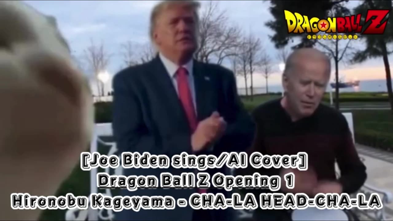 [Joe Biden sings/AI Cover] Dragon Ball Z Opening Hironobu Kageyama - CHA- LA-HEAD-CHA-LA