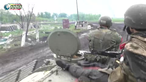 Ukraine War - Report by correspondent @anna_news from Popasna