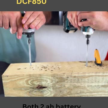 Can the dewalt DCF850 beat the Makita XDT19? #dewalt #makita