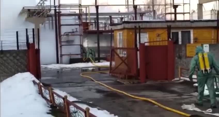 BREAKING...Ammonia gas leakage in the Sumy factory, and the authorities announce control of the leak