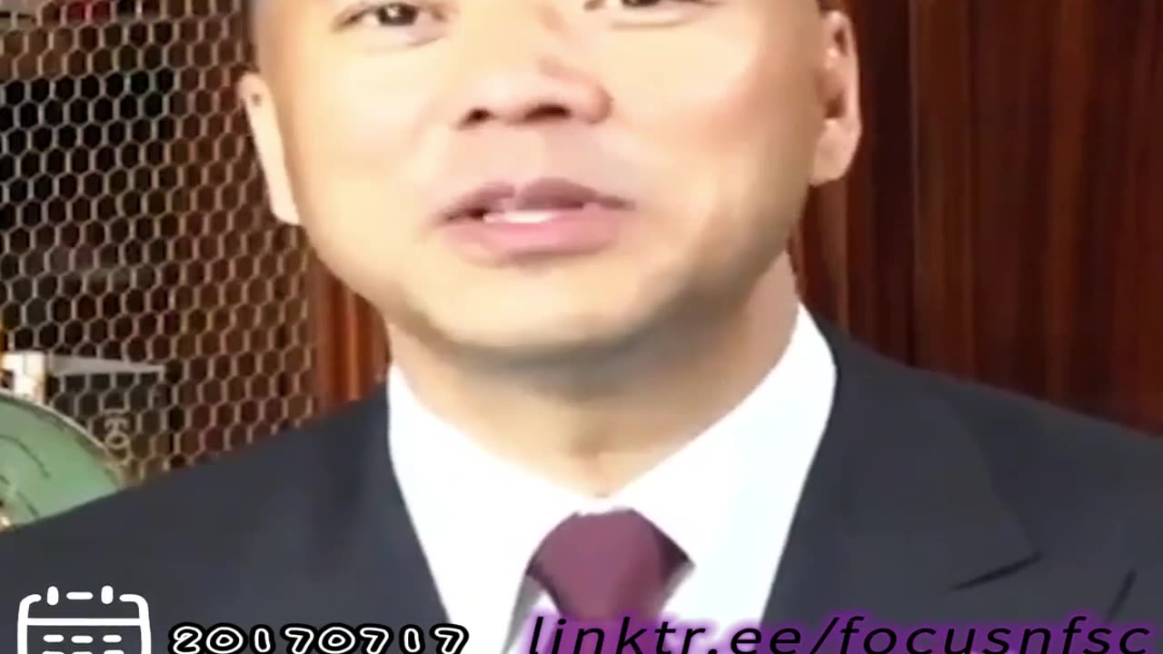 20170717文贵先生直播： #七哥 干净、年轻、有精力、聪明、正义、世界上绝大多数人支持、得天助，和中共盗国贼（恶人）扳手腕 #一定赢。💞