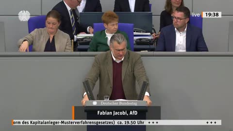 Fabian Jacobi Rede vom 13.06.2024 – Reform des Kapitalanleger-Musterverfahrensgesetzes