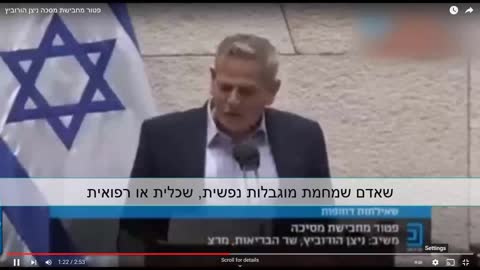 אורלי אלמוג סרטון שמנמק מדוע אדם אינו צריך מסיכה