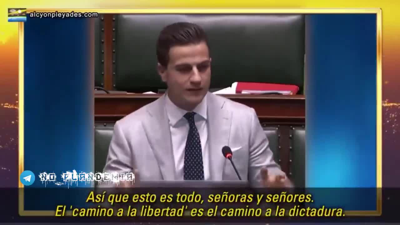 Dries Van Langenhove Bélgica El ataque a nuestra democracia es total Plandemia Coronavirus