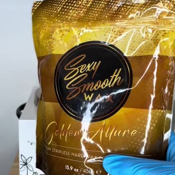 Upper Lip and Chin Waxing with Sexy Smooth Golden Allure Hard Wax by @egwaxingstudio