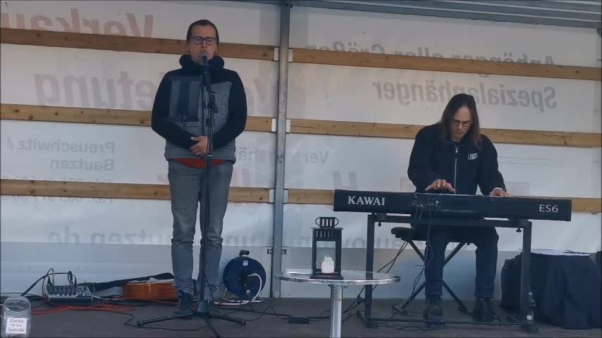 YANN SONG KING & Dr. OLIVER NIEMZIG - HERAUS FÜR FREIHEIT - 63. MAHNWACHE - BAUTZEN, 18 04 2022