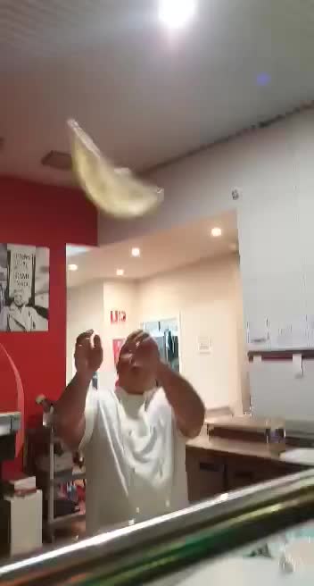 Hand toss pizza