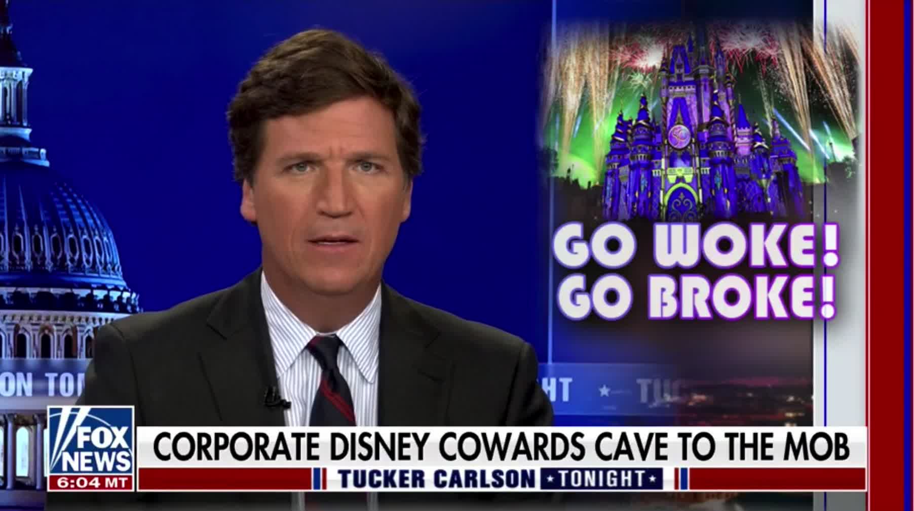 Tucker Carlson describes how Disney's push to pander to the woke left has had consequences in the state of Florida