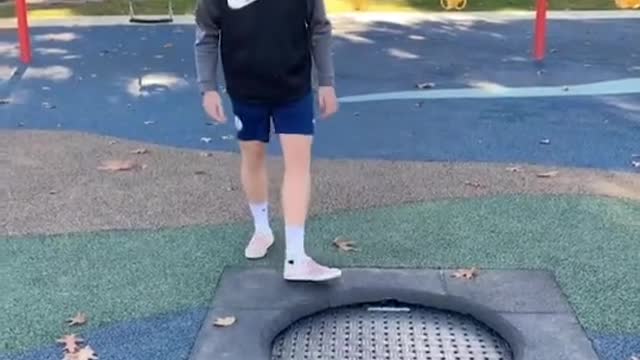 Funny trampoline