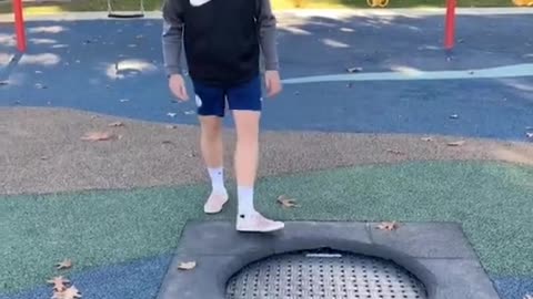 Funny trampoline