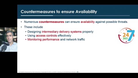 21 - Domain 1-12 Understand and apply security concepts Availability