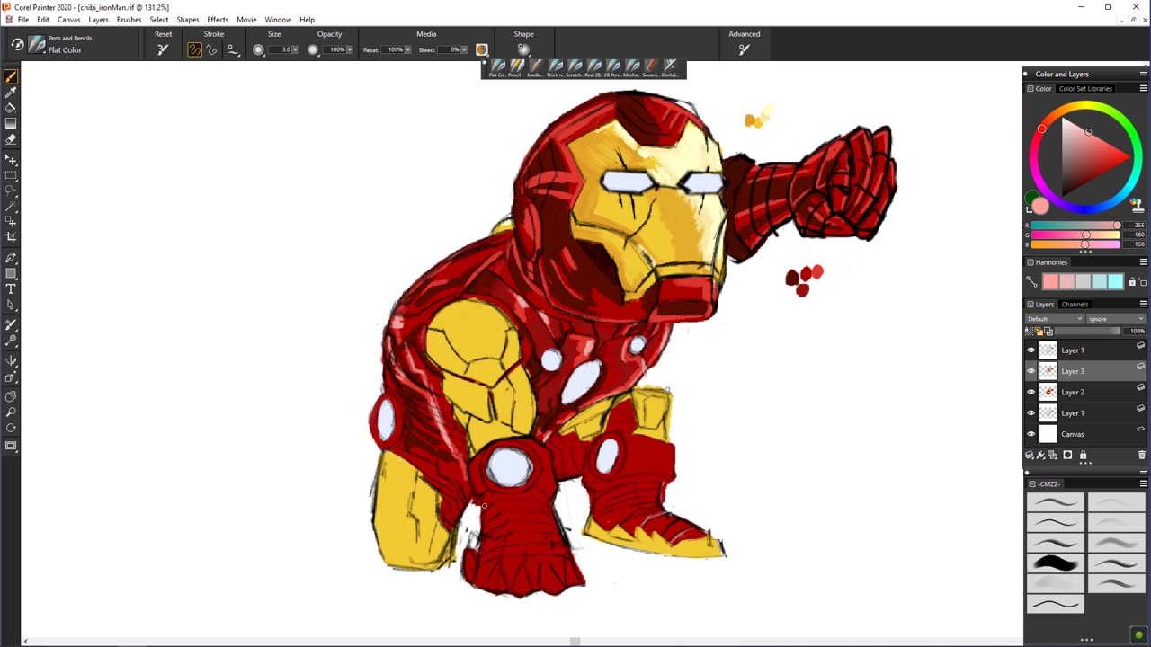 CMZ2 Sketchbook: Iron Man (Chibi)