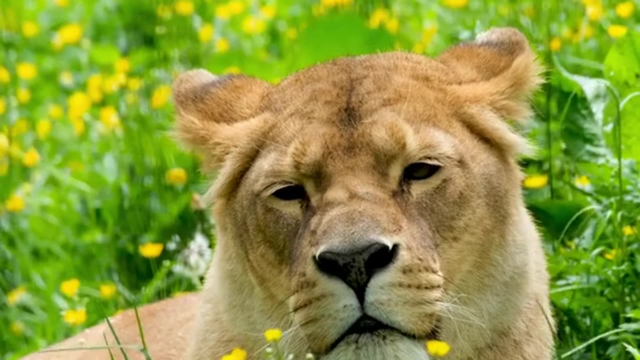 lion | king of the forest #lion #forest animals #funny animals #shorts