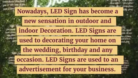 LED Sign