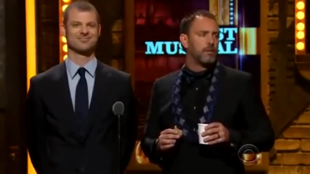 Matt Stone and Trey Parker at the Tony Awards