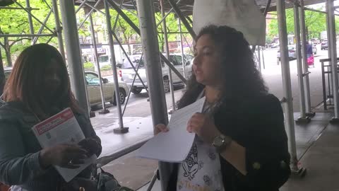 Save Section 9 and djelf7 protests Al Taylor in Harlem
