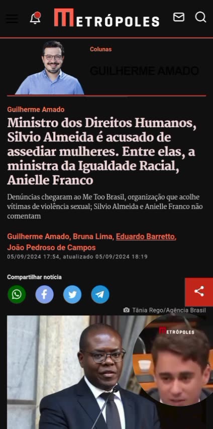O LOBO IMUNDO @SILVIOLUAL COMEÇA ASSIM DEPOIS É O ESTUPRO.