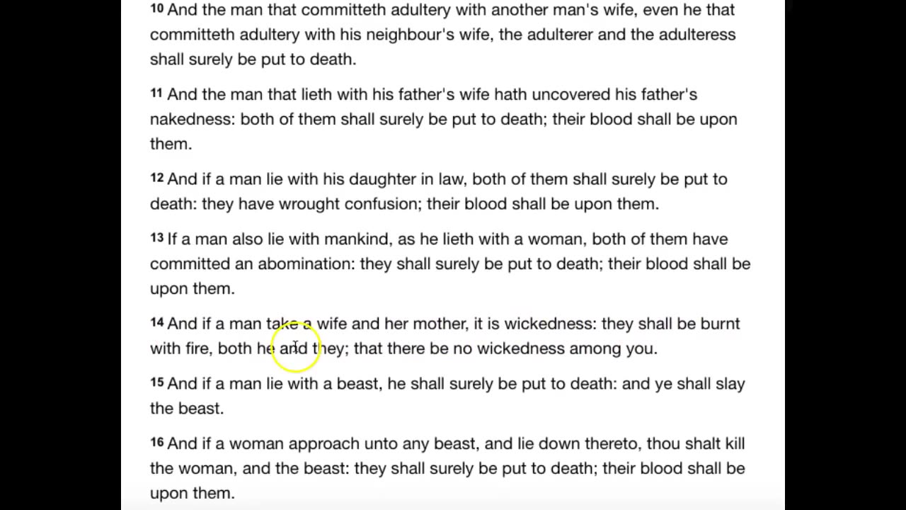 Scriptures Often Ignored 'Thou Shalt Not '