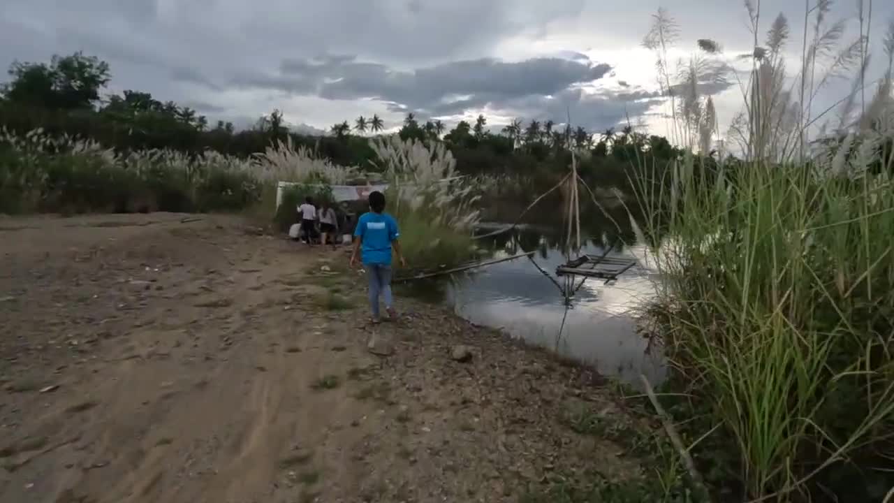 FORCING FOREIGNER HUSBAND TO SWIM IN THE LAKE WITH A LOT OF LEECH-20