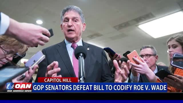 GOP Senators Defeat Bill To Codify Roe V. Wade