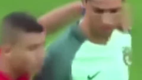 MUST SEE!!! Cristiano Ronaldo Delights Fans and Ball Boy