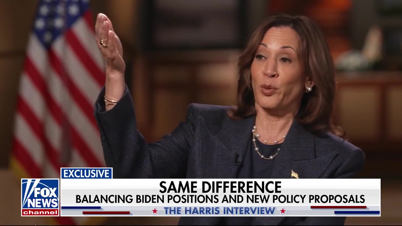 Harris given third chance to say how she'd govern differently from Biden — still no answer