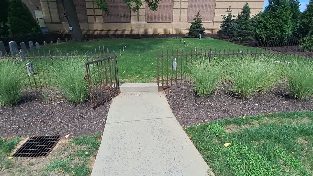 The cemetery in the mall parking lot