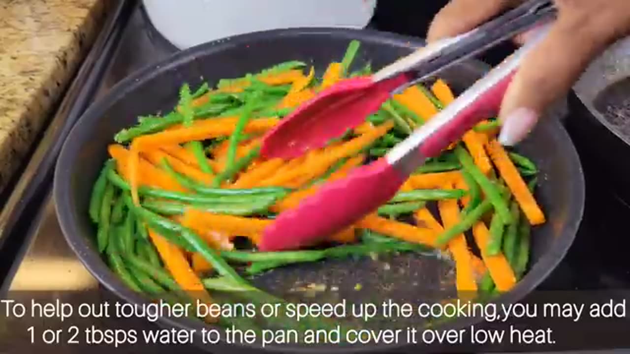 How to Make String Beans and Carrot.