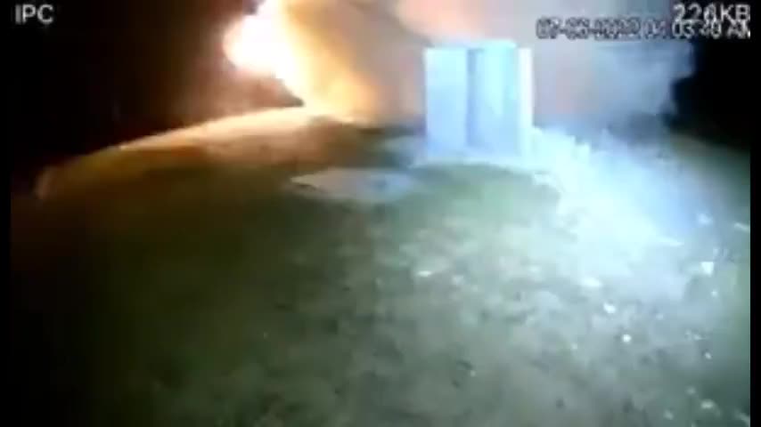 footage of the Georgia guidestones being blown up...