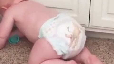 Funny Baby Videos playing # Short