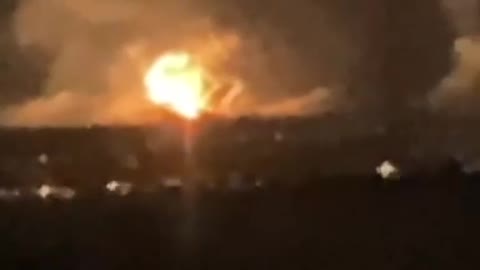 Watch the first moments of the Russian bombing of Ukraine