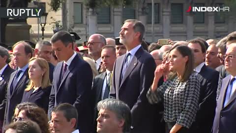 Španjolski premijer i kralj Filip VI. na obilježavanju obljenice terorističkog napada