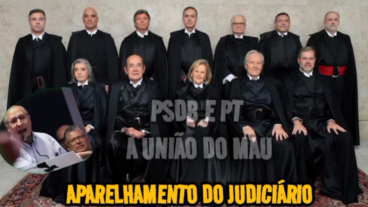 APARELHAMENTO DO JUDICIÁRIO UNIDOS PARA O MAU, LEGIÃO DO MAU PARA DERRUBAR BOLSONARO.