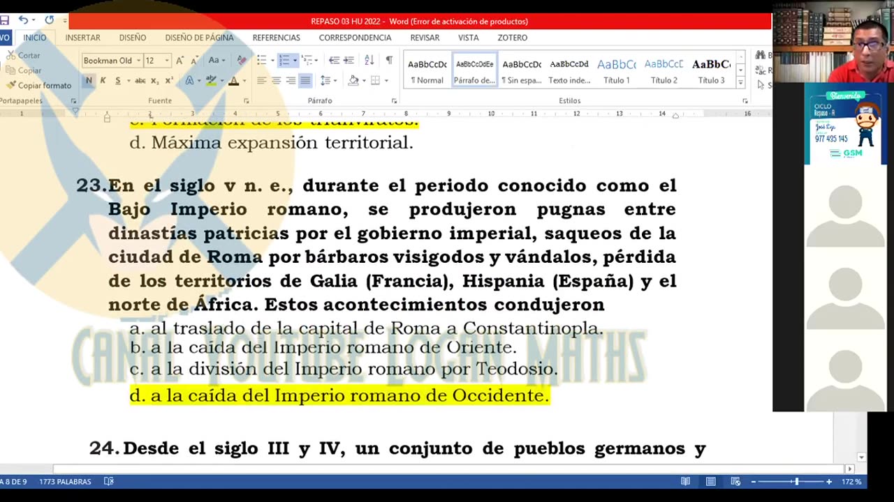 REPASO GRUPO SAN MARCOS 2022 | Semana 03 | H. Universal