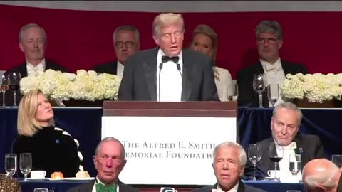 Donald Trump’s full speech at the Al Smith Dinner.